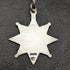 Around 1900 British Antique Pure Silver (925 Silver) Albert Chain 55g Medal Fob